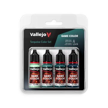 Turquoise Color: Game Color Set - Vallejo 18ml