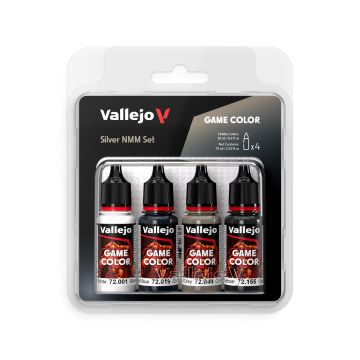 Silver Non Metallic Metal: Game Color Set - Vallejo 18ml
