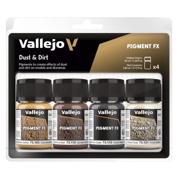 Dust & Dirt: Pigment FX Set - Vallejo 35ml