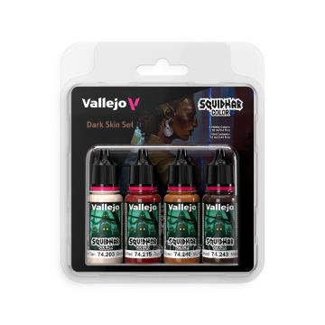 Dark Skin: Squidmar Color Set - Vallejo 18ml