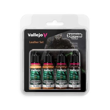 Leather: Squidmar Color Set - Vallejo 18ml