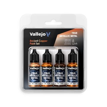 Ancient Copper: True Metallic Metal Set - Vallejo 18ml