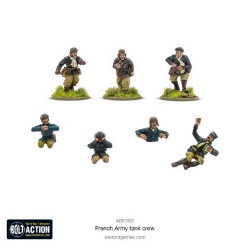 French Army Tank Crew: Bolt Action